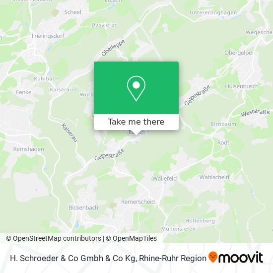 H. Schroeder & Co Gmbh & Co Kg map