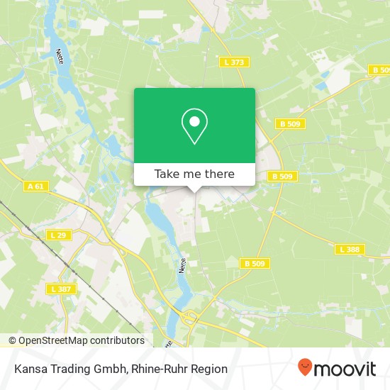 Kansa Trading Gmbh map