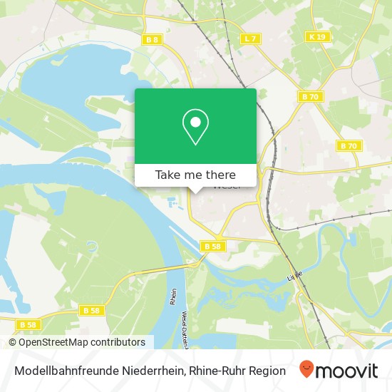 Modellbahnfreunde Niederrhein map