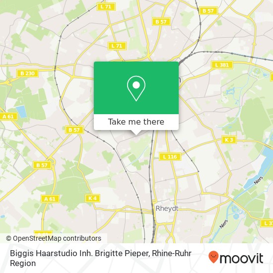 Biggis Haarstudio Inh. Brigitte Pieper map