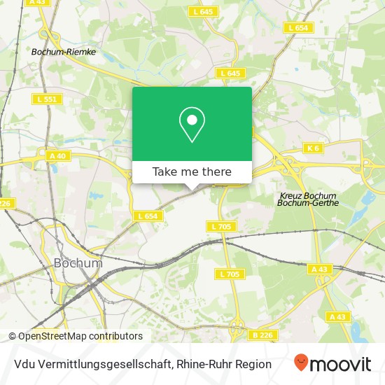 Vdu Vermittlungsgesellschaft map