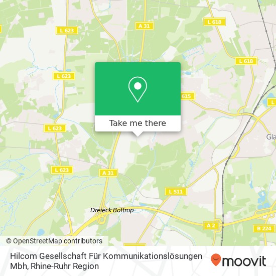 Hilcom Gesellschaft Für Kommunikationslösungen Mbh map