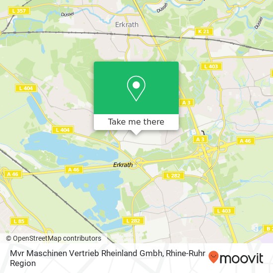 Карта Mvr Maschinen Vertrieb Rheinland Gmbh