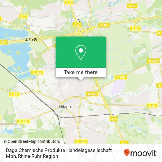 Daga Chemische Produkte Handelsgesellschaft Mbh map