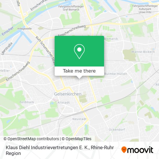 Klaus Diehl Industrievertretungen E. K. map