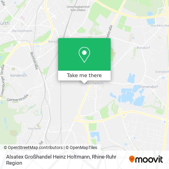 Alsatex Großhandel Heinz Holtmann map