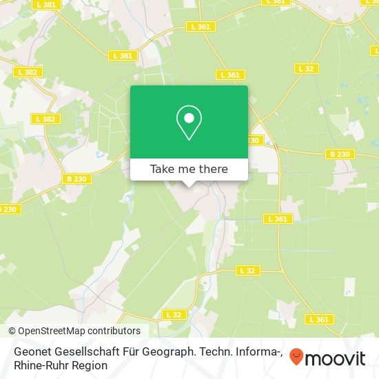 Geonet Gesellschaft Für Geograph. Techn. Informa- map