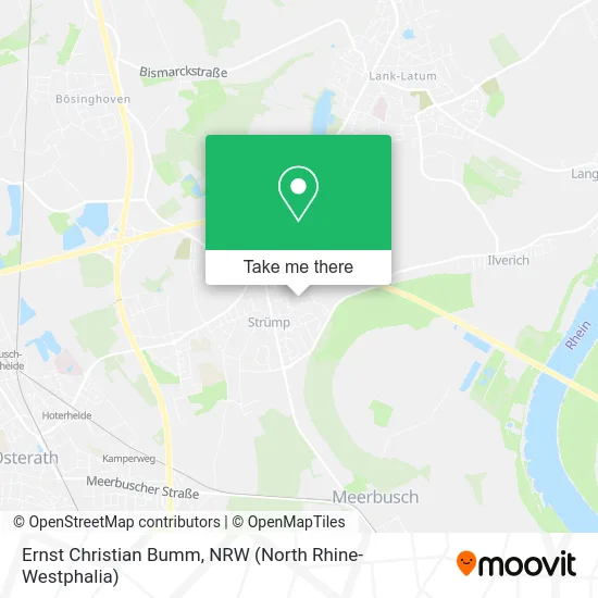 Карта Ernst Christian Bumm