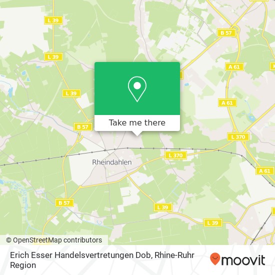 Erich Esser Handelsvertretungen Dob map