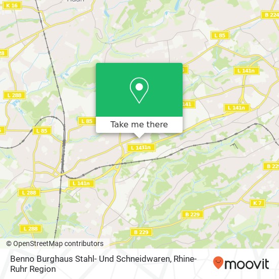 Карта Benno Burghaus Stahl- Und Schneidwaren
