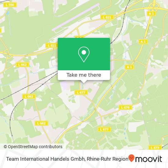 Team International Handels Gmbh map