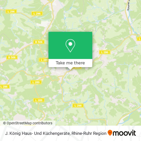 J. König Haus- Und Küchengeräte map