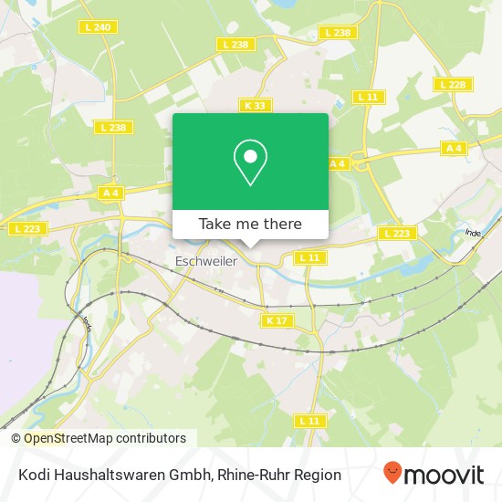 Kodi Haushaltswaren Gmbh map