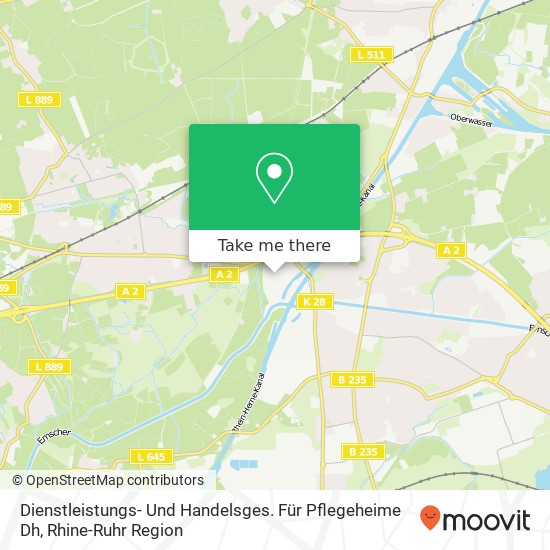 Dienstleistungs- Und Handelsges. Für Pflegeheime Dh map