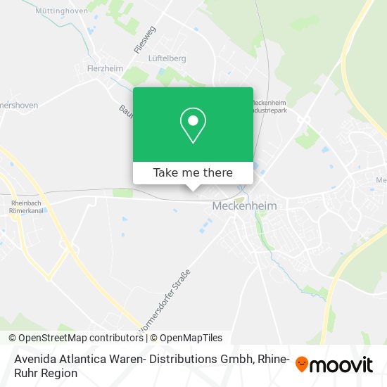 Avenida Atlantica Waren- Distributions Gmbh map