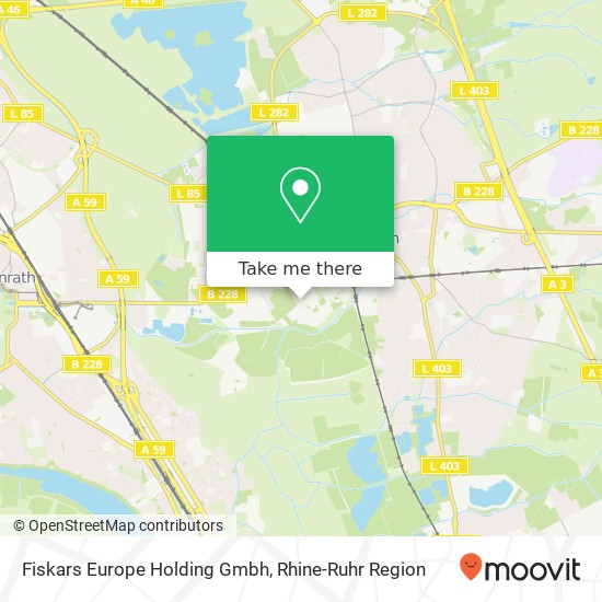 Fiskars Europe Holding Gmbh map