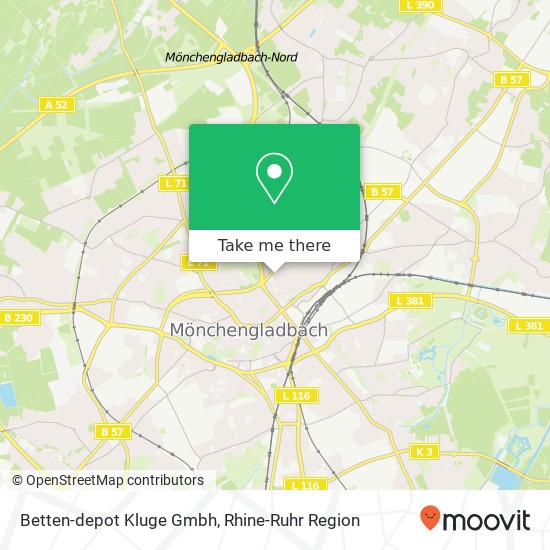 Betten-depot Kluge Gmbh map