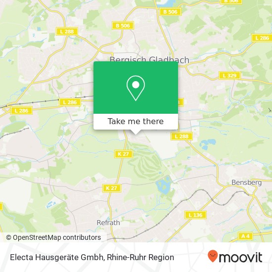 Electa Hausgeräte Gmbh map