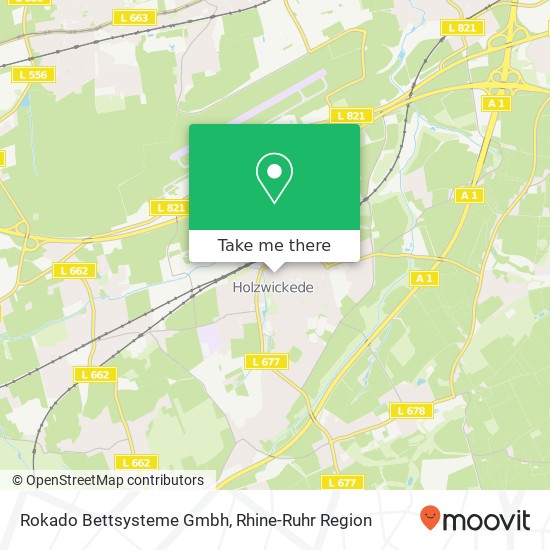 Rokado Bettsysteme Gmbh map