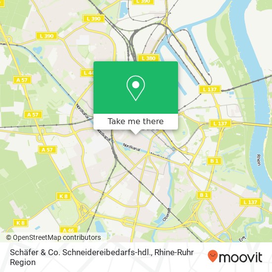 Карта Schäfer & Co. Schneidereibedarfs-hdl.