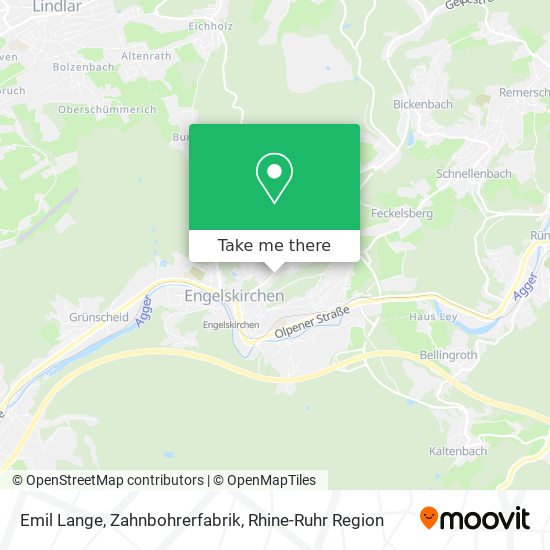 Emil Lange, Zahnbohrerfabrik map