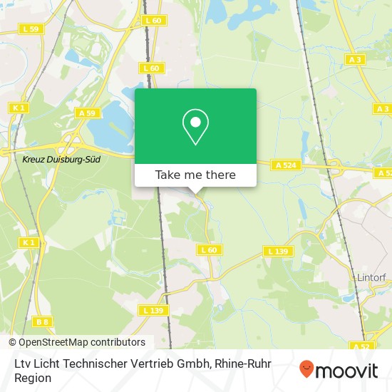 Ltv Licht Technischer Vertrieb Gmbh map