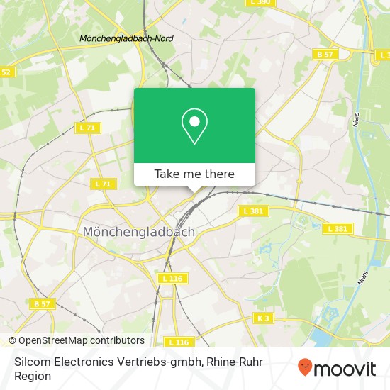 Silcom Electronics Vertriebs-gmbh map