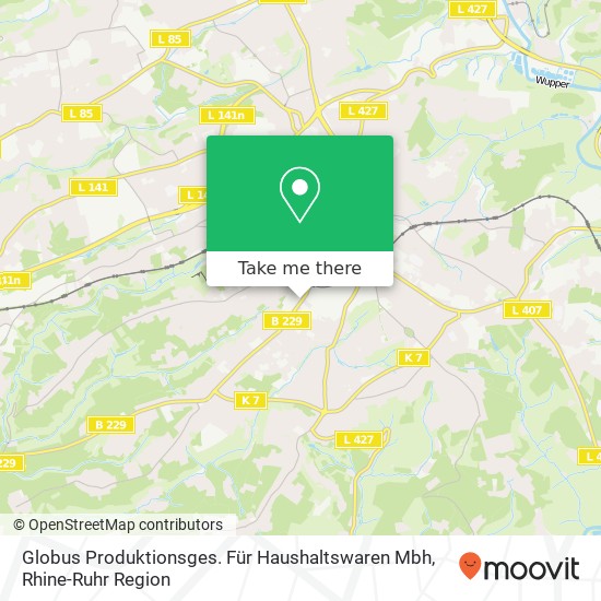 Globus Produktionsges. Für Haushaltswaren Mbh map