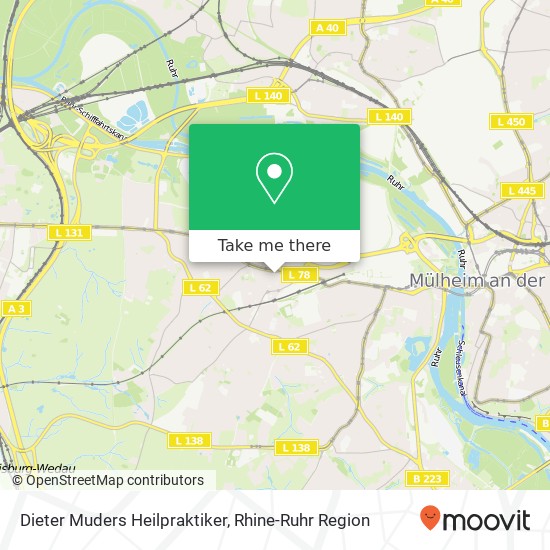 Dieter Muders Heilpraktiker map