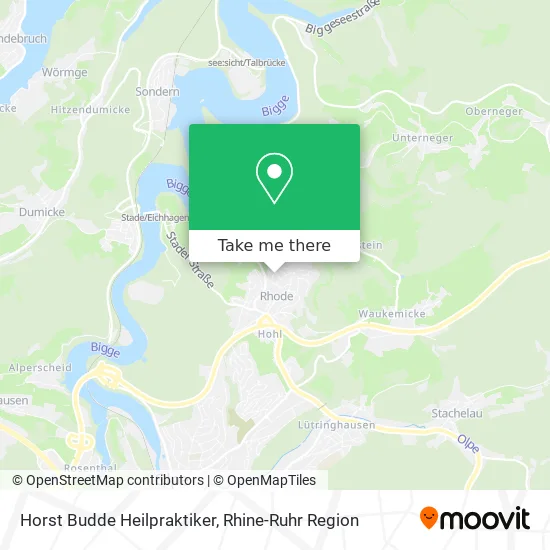 Карта Horst Budde Heilpraktiker