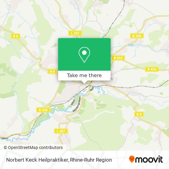 Norbert Keck Heilpraktiker map