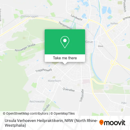 Карта Ursula Verhoeven Heilpraktikerin