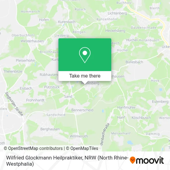 Wilfried Glockmann Heilpraktiker map