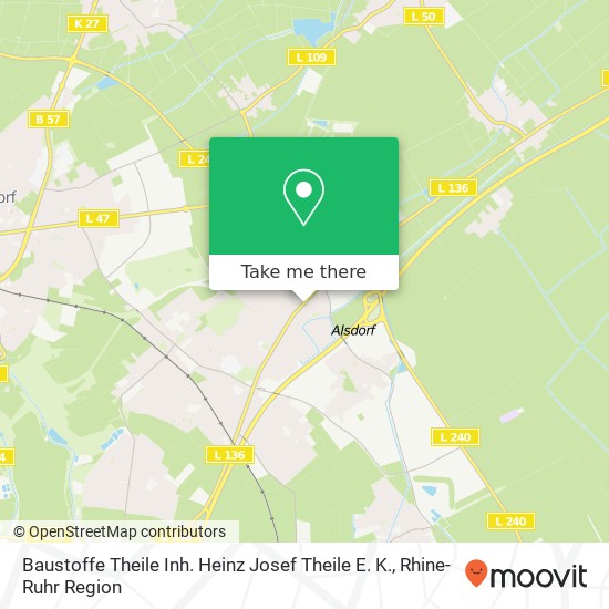 Baustoffe Theile Inh. Heinz Josef Theile E. K. map