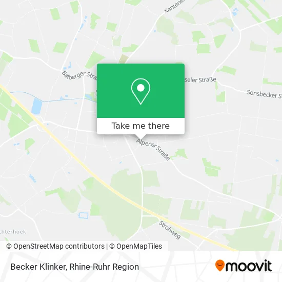 Карта Becker Klinker