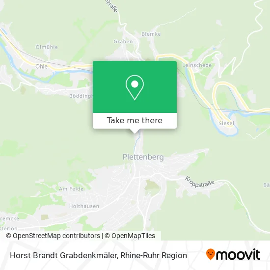 Horst Brandt Grabdenkmäler map