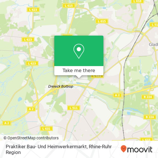 Praktiker Bau- Und Heimwerkermarkt map