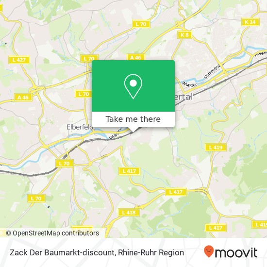 Zack Der Baumarkt-discount map