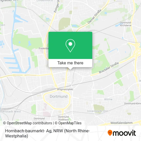 Hornbach-baumarkt- Ag map