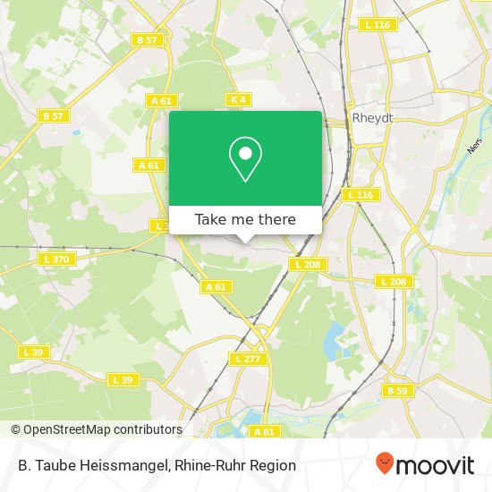 B. Taube Heissmangel map