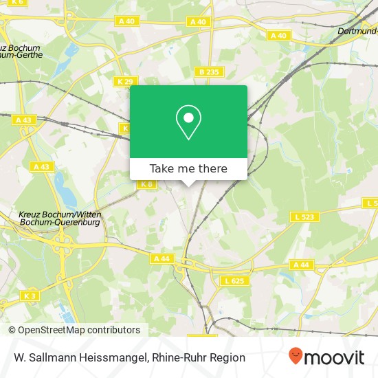 W. Sallmann Heissmangel map