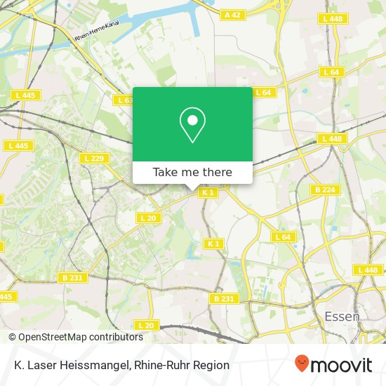 K. Laser Heissmangel map
