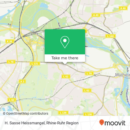 Карта H. Sasse Heissmangel