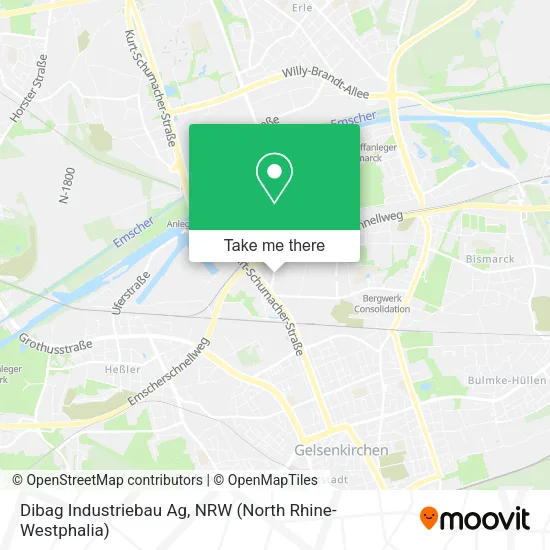 Карта Dibag Industriebau Ag