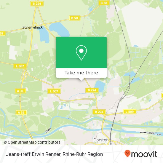 Jeans-treff Erwin Renner map