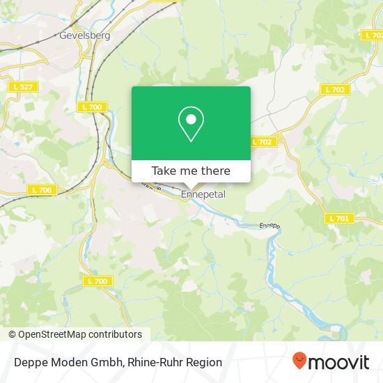 Deppe Moden Gmbh map