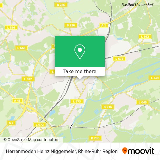 Карта Herrenmoden Heinz Niggemeier