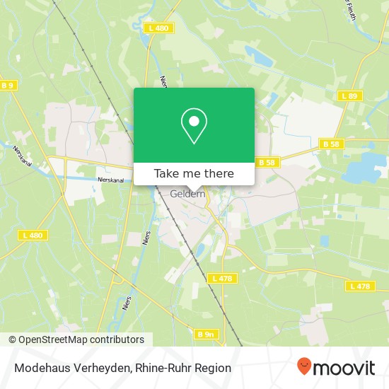 Modehaus Verheyden map