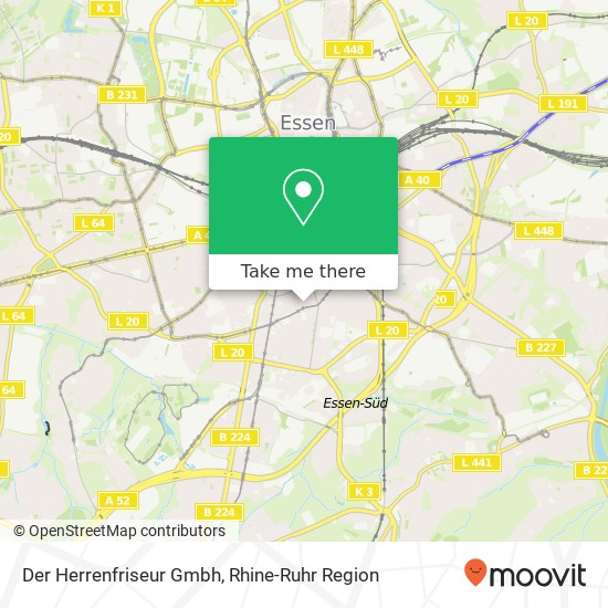 Der Herrenfriseur Gmbh map