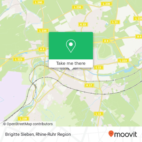 Brigitte Sieben map